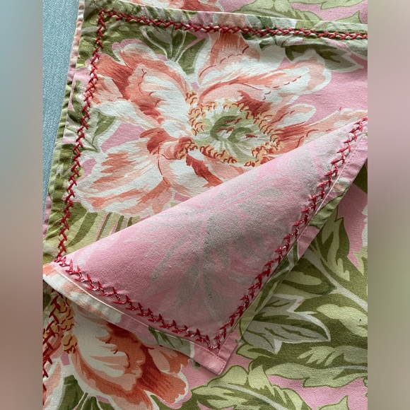 Set of 4 100% Cotton Large Floral Print Placemats by April Cornell - Picture 2 of 14